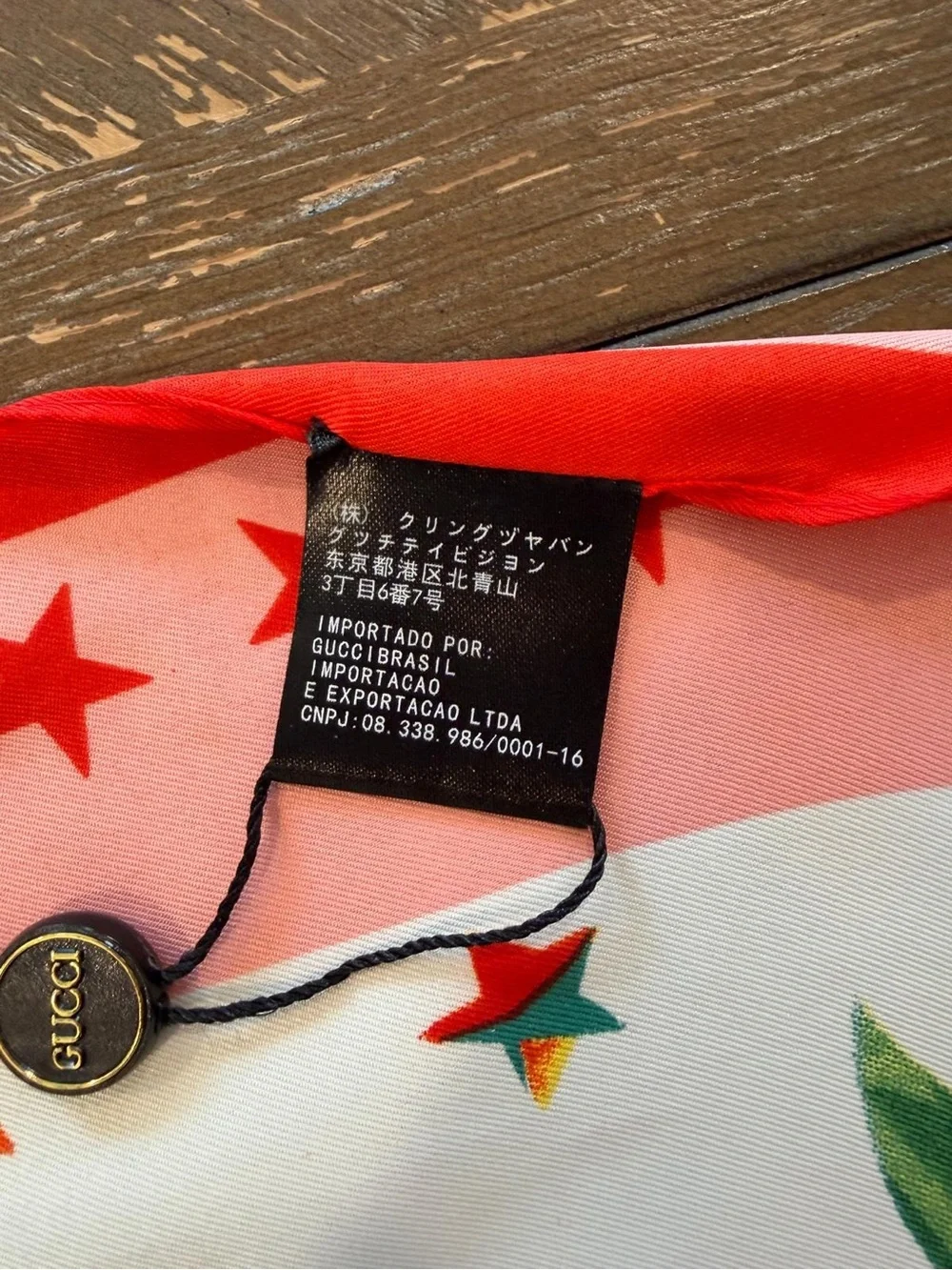 NWT Gucci L'Aveugle Par Amour Silk Scarf Multicolor Hand Rolled Made in Italy
